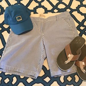 Preppy J Crew Seersucker Shorts